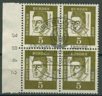 Bund 1961 Bedeutende Deutsche Mit Bogennummer 347 Ya Bg.-Nr. Gestempelt - Used Stamps