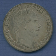 Österreich Gulden 1861 A, Franz Joseph I., J 328 Vz (m3969) - Oostenrijk