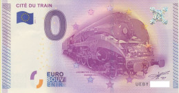 Vends Billet Souvenir Touristique 0€ Cité Du Train 2015-1 UEBY - Other & Unclassified