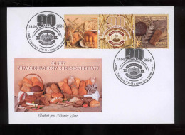 Label Transnistria 2024 90th Anniversary Of The Tiraspol Bakery FDC - Etichette Di Fantasia