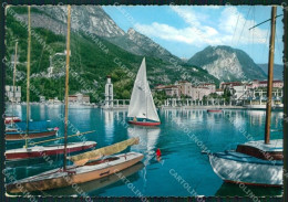 Trento Riva Del Garda Lago Di Barche FG Foto Cartolina HB4851 - Trento