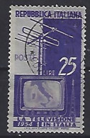 Italy 1954  Einfuhrung Des Fernsehens (o) Mi.908 - 1946-60: Afgestempeld