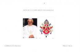 Angola - 2009 - Pope Bento XVI - MNH - Angola