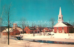 73130139 Norwich_Vermont Village Scene In Winter - Andere & Zonder Classificatie