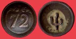 ** BOUTON  N° 72  G. M. ** - Buttons