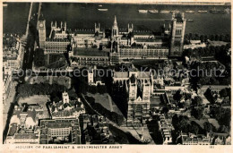 73289931 London Fliegeraufnahme Houses Of Parliament Westminster Abbey - Altri & Non Classificati