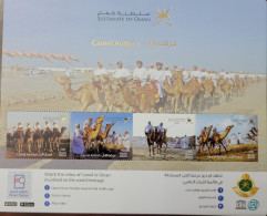 O) 2020 OMAN, CAMEL RACE IN THE DESERT, SPORT OF SHEIKHS, MNH - Oman