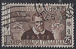 Italy 1954  Marco Polo (o) Mi.914 - 1946-60: Usados