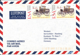 South Africa Air Mail Cover Sent To Germany Motoring In South Africa - Aéreo