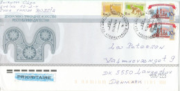 Russia Cover Sent To Denmark 11-6-2009 Topic Stamps - Briefe U. Dokumente