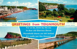 73254939 Teignmouth Teignbridge See Front From The Ness Shaldon Bridge Teignmout - Autres & Non Classés