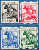 Suriname, 1931 Support Committee 4 Values MNH Surinam Wife With Child - Suriname ... - 1975