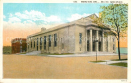 73243373 Racine_Wisconsin Memorial Hall - Andere & Zonder Classificatie