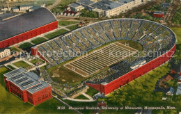 73153930 Minneapolis_Minnesota Fliegeraufnahme Memorial Stadium - Andere & Zonder Classificatie