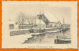 DK127_ *  KØBENHAVN  FREDERIKSHOLMS KANAL DRAWING * Ubrugt - Danemark