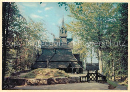 73144968 Fantoft Stavkirke Stabkirche Fantoft - Norvège