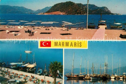 73132153 Marmaris Strand Hafen Uferpromenade Fliegeraufnahme Tuerkei - Turchia