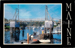 73132121 Ogunquit Perkins Cove Unique Hand Operated Foot Bridge - Sonstige & Ohne Zuordnung