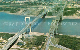 73131822 Quebec Vue Aerienne Du Vieux Pont Et Pont Pierre Laporte Quebec - Non Classificati