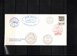 Russia USSR 1991 Atomic Icebreaker Sovetskiy Soyuz - The Trans Polar Bridge 1991 Interesting Cover - Polareshiffe & Eisbrecher