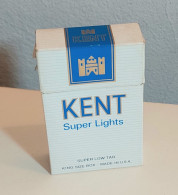 KENT Super Light Cigarette Box Edit Free Shop Yugoslavia - Zigarettenetuis (leer)