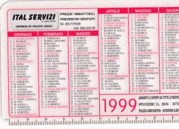 Calendarietto - ITAL SERVIZI - Anno 1999 - Small : 1991-00