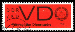 DDR DIENST VD Nr 3x Gestempelt X26BB9A - Autres & Non Classés
