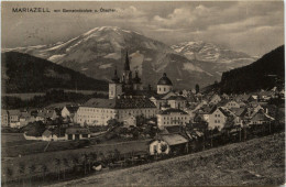 Mariazell/Steiermark - Mariazell, Mit Gemeindealpe Und Oetscher - Mariazell