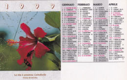 Calendarietto - La Vita è Preziosa - Custodiscila - Teresa Di Calcutta - Anno 1999 - Tamaño Pequeño : 1991-00