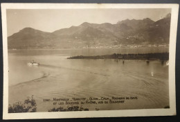 CPA MONTREUX (Suisse) Territet, Glion, Caux, Rochers De Naye Et Les Bouches Du Rhône, Vus Du Bouveret - Montreux