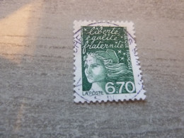 Marianne De Luquet - 6f.70 - Yt 3098 - Vert Foncé - Oblitéré - Année 1997 - - Gebraucht