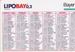 Calendarietto - Lipo Bay 0-2 - Bayer - Anno 1999 - Formato Piccolo : 1991-00