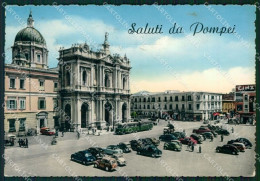 Napoli Pompei Saluti Da Auto PIEGHINA STRAPPINO FG Foto Cartolina HB4947 - Napoli (Neapel)
