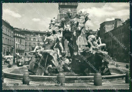 Roma Città Piazza Navona Fontana Bernini FG Foto Cartolina HB4963 - Other & Unclassified