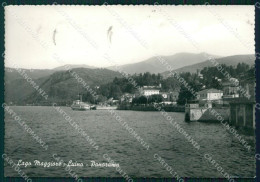 Varese Luino Lago Maggiore Battello FG Foto Cartolina HB4978 - Varese