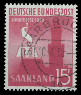 SAAR OPD 1958 Nr 435 Zentrisch Gestempelt X79C712 - Oblitérés