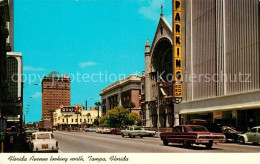 73123661 Tampa_Florida Florida Avenue Looking North Sacred Heart Church Post Off - Other & Unclassified