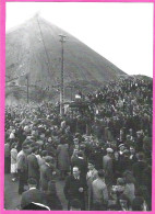 Grande Photo Retirage Moderne Grève Des Mineurs De 1948 à St Etienne Expo Léon Leponce 2012 - Lieux