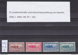 ÄGYPTEN - EGYPT - EGYPTIAN - 12.LANDWIRTSCHAFTS UND INDUSTRIE-AUSSTELLUNG1926 FALZ - MH - Unused Stamps