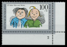 BRD 1990 Nr 1458 Postfrisch FORMNUMMER 2 X85BF6E - Unused Stamps