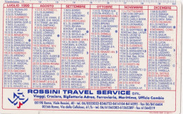 Calendarietto - Rossini Travel Service - Roma - Anno 1999 - Small : 1991-00