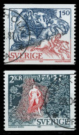 SCHWEDEN 1981 Nr 1141-1142 Gestempelt X5AA0DA - Oblitérés