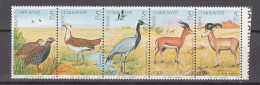 Turkey 1979,5V In Strip,birds,vogels,gazelle,bock,MNH/Postfris(L4466) - Sonstige & Ohne Zuordnung