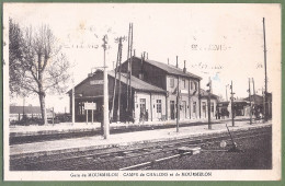 CPA - MARNE - MOURMELON CAMP DE CHALONS - GARE DE MOURMELON - Petite Animation En Arrière Plan - Camp De Châlons - Mourmelon