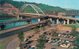 73098318 Pittsburgh Fliegeraufnahme Fort Pitt Tunnel Golden Triangle Pittsburgh - Otros & Sin Clasificación