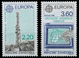 ANDORRA (FRANZ. POST) 1988 Nr 390-391 Postfrisch X5CA02E - Nuevos