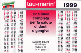 Calendarietto - Tau Mari - Formacia Irnerio - Bologna - Anno 1999 - Small : 1991-00