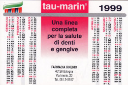 Calendarietto - Tau Mari - Formacia Irnerio - Bologna - Anno 1999 - Formato Piccolo : 1991-00