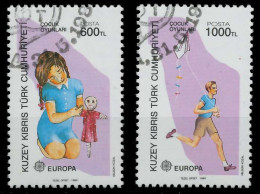 TÜRKISCH-ZYPERN 1989 Nr 249A-250A Gestempelt X5CF112 - Used Stamps