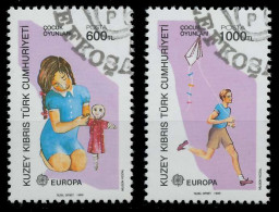 TÜRKISCH-ZYPERN 1989 Nr 249A-250A Gestempelt X5CF116 - Used Stamps
